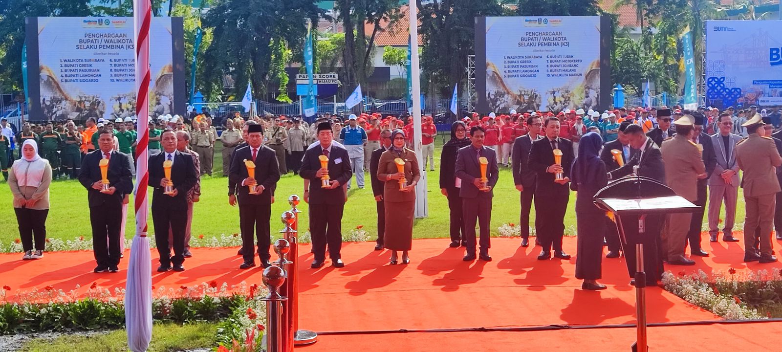 Kabupaten Mojokerto Meraih Penghargaan Terbaik K3