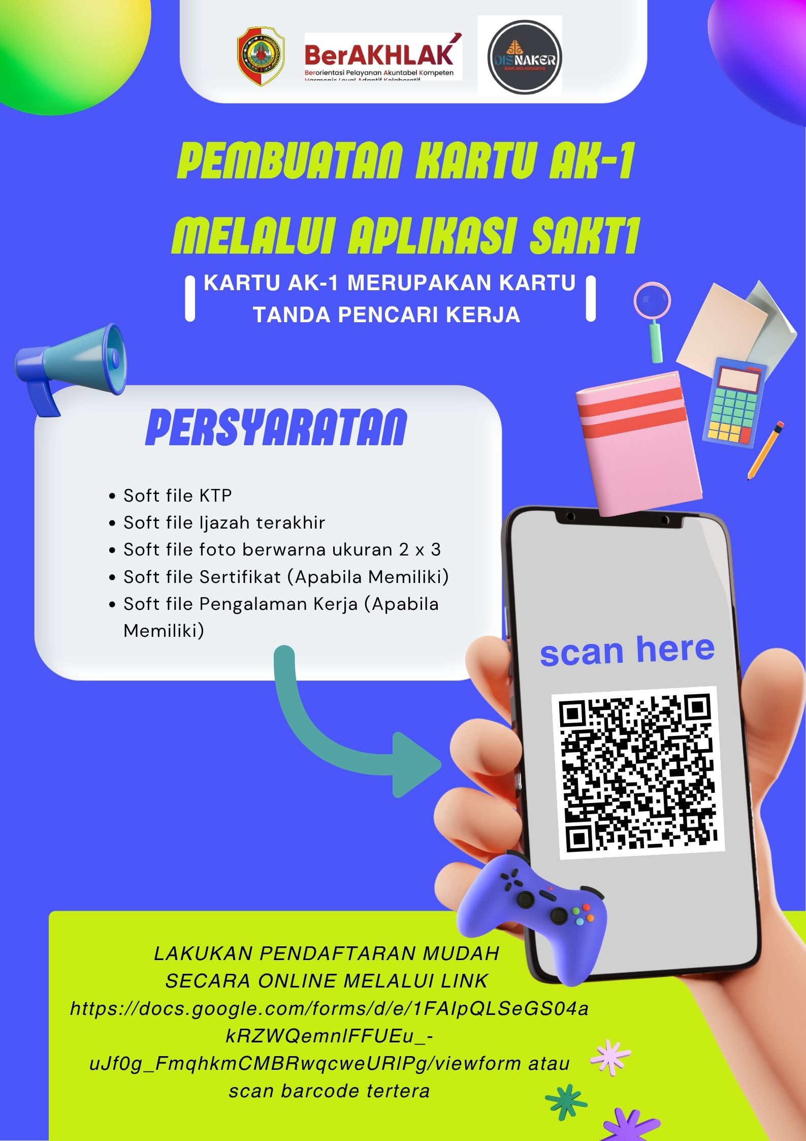 Permudah Pencari Kerja, Disnaker Kabupaten Mojokerto Luncurkan Inovasi Layanan AK-1 Online